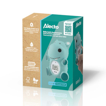 BC-11 HIPPO Badthermometer en kamerthermometer nijlpaard Verpakking foto